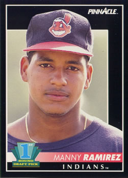 #295 Manny Ramirez - Cleveland Indians - 1992 Pinnacle Baseball