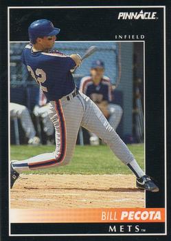 #319 Bill Pecota - New York Mets - 1992 Pinnacle Baseball