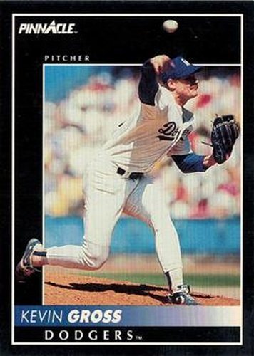 #344 Kevin Gross - Los Angeles Dodgers - 1992 Pinnacle Baseball