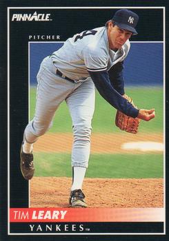 #349 Tim Leary - New York Yankees - 1992 Pinnacle Baseball