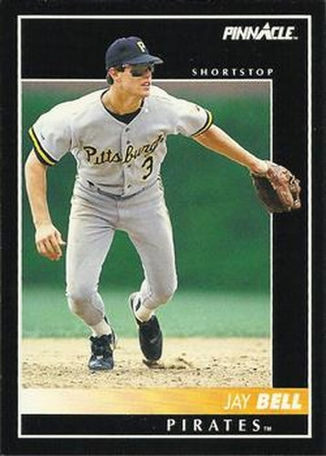 #34 Jay Bell - Pittsburgh Pirates - 1992 Pinnacle Baseball