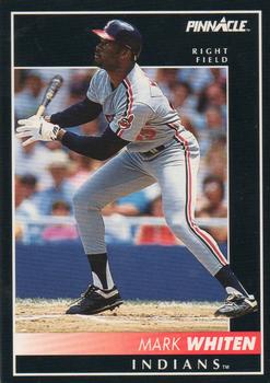 #355 Mark Whiten - Cleveland Indians - 1992 Pinnacle Baseball