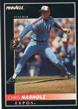 #360 Chris Nabholz - Montreal Expos - 1992 Pinnacle Baseball