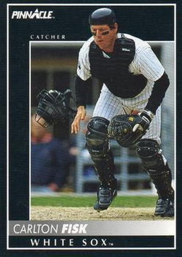 #361 Carlton Fisk - Chicago White Sox - 1992 Pinnacle Baseball