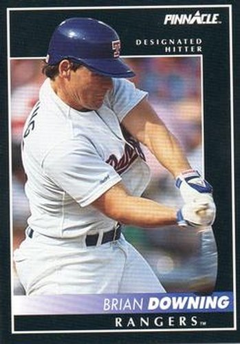 #368 Brian Downing - Texas Rangers - 1992 Pinnacle Baseball
