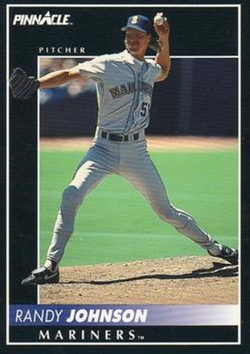 #379 Randy Johnson - Seattle Mariners - 1992 Pinnacle Baseball
