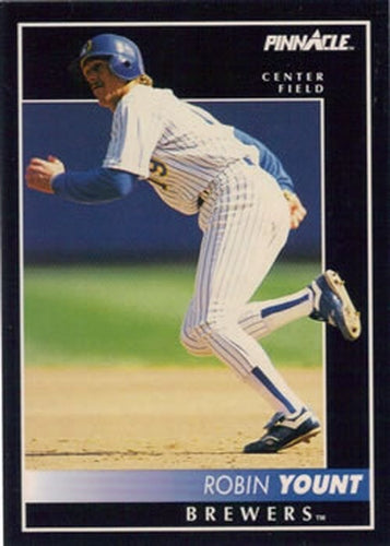#38 Robin Yount - Milwaukee Brewers - 1992 Pinnacle Baseball