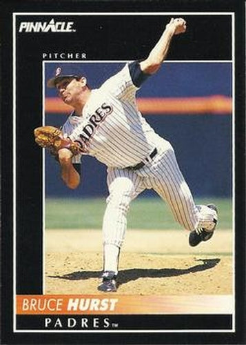 #40 Bruce Hurst - San Diego Padres - 1992 Pinnacle Baseball