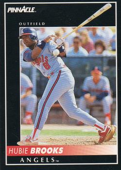 #449 Hubie Brooks - California Angels - 1992 Pinnacle Baseball