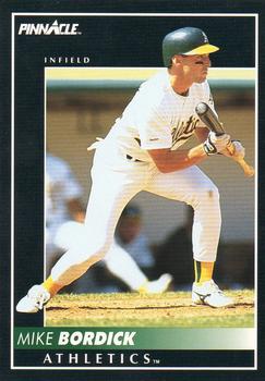 #462 Mike Bordick - Oakland Athletics - 1992 Pinnacle Baseball