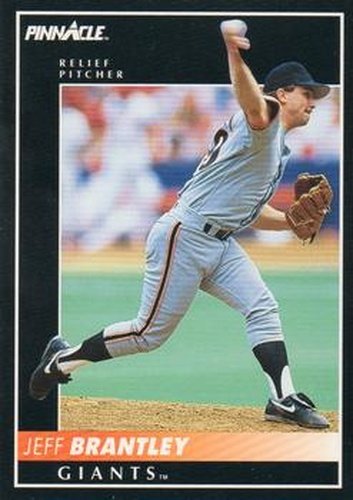 #470 Jeff Brantley - San Francisco Giants - 1992 Pinnacle Baseball