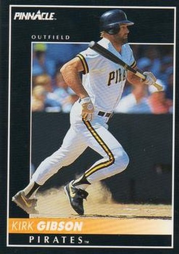 #481 Kirk Gibson - Pittsburgh Pirates - 1992 Pinnacle Baseball