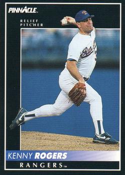 #482 Kenny Rogers - Texas Rangers - 1992 Pinnacle Baseball
