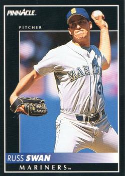 #484 Russ Swan - Seattle Mariners - 1992 Pinnacle Baseball