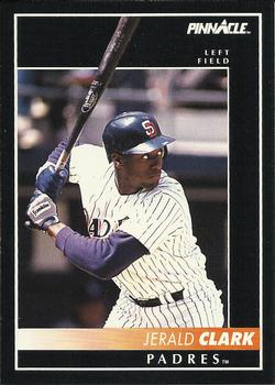 #48 Jerald Clark - San Diego Padres - 1992 Pinnacle Baseball