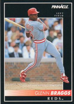 #502 Glenn Braggs - Cincinnati Reds - 1992 Pinnacle Baseball