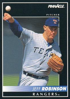 #516 Jeff Robinson - Texas Rangers - 1992 Pinnacle Baseball