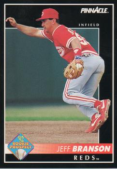#533 Jeff Branson - Cincinnati Reds - 1992 Pinnacle Baseball