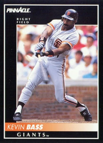#53 Kevin Bass - San Francisco Giants - 1992 Pinnacle Baseball