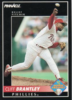 #557 Cliff Brantley - Philadelphia Phillies - 1992 Pinnacle Baseball