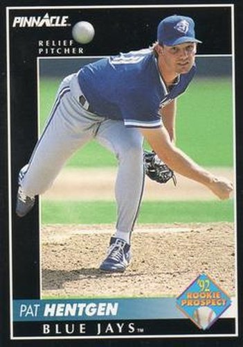#563 Pat Hentgen - Toronto Blue Jays - 1992 Pinnacle Baseball