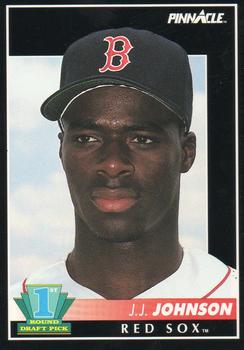 #577 J.J. Johnson - Boston Red Sox - 1992 Pinnacle Baseball