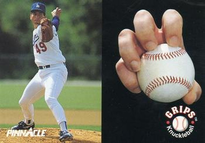 #610 Tom Candiotti - Los Angeles Dodgers - 1992 Pinnacle Baseball