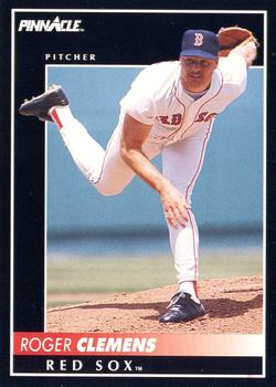 #95 Roger Clemens - Boston Red Sox - 1992 Pinnacle Baseball