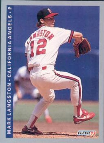 #194 Mark Langston - California Angels - 1993 Fleer Baseball