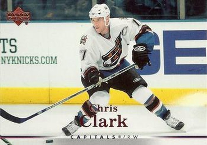#194 Chris Clark - Washington Capitals - 2007-08 Upper Deck Hockey