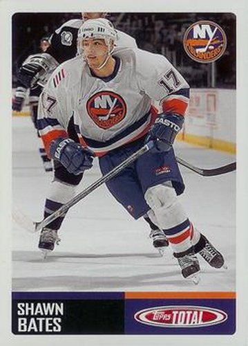#194 Shawn Bates - New York Islanders - 2002-03 Topps Total Hockey