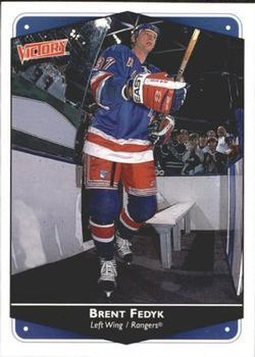 #194 Brent Fedyk - New York Rangers - 1999-00 Upper Deck Victory Hockey