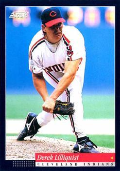 #194 Derek Lilliquist - Cleveland Indians -1994 Score Baseball