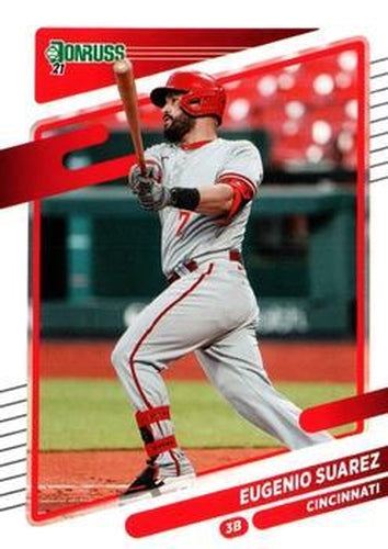 #194 Eugenio Suarez - Cincinnati Reds - 2021 Donruss Baseball