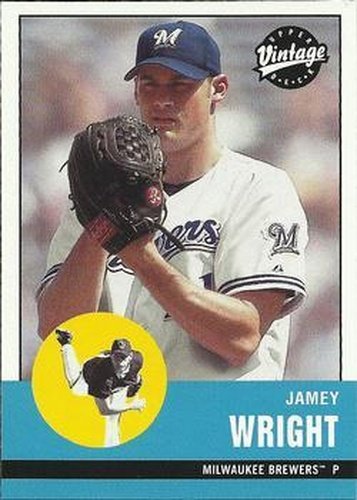 #194 Jamey Wright - Milwaukee Brewers - 2001 Upper Deck Vintage Baseball