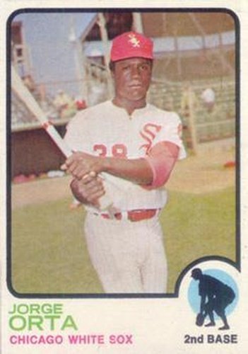 #194 Jorge Orta - Chicago White Sox - 1973 Topps Baseball