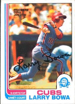 #194 Larry Bowa - Chicago Cubs - 1982 O-Pee-Chee Baseball