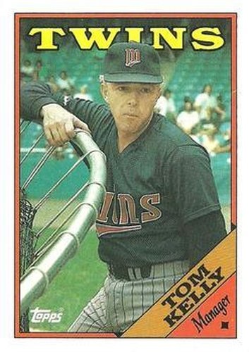 #194 Tom Kelly - Minnesota Twins - 1988 Topps Baseball