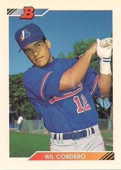 #194 Wil Cordero - Montreal Expos - 1992 Bowman Baseball