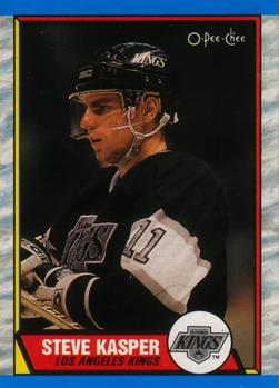 #194 Steve Kasper - Los Angeles Kings - 1989-90 O-Pee-Chee Hockey