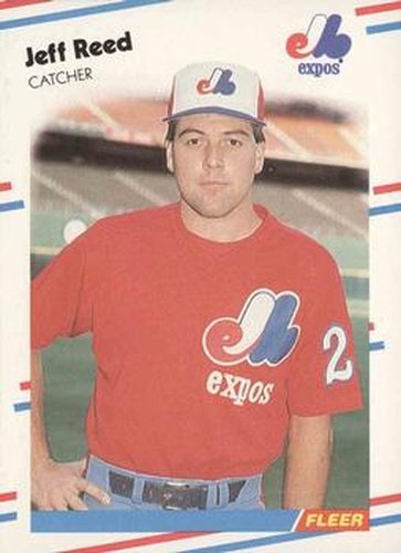 #194 Jeff Reed - Montreal Expos - 1988 Fleer Baseball