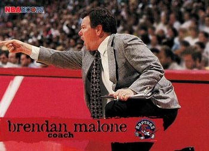 #194 Brendan Malone - Toronto Raptors - 1995-96 Hoops Basketball