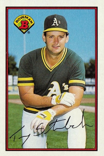 #194 Ron Hassey - Oakland Athletics - 1989 Bowman Baseball