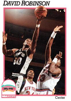 #194 David Robinson - San Antonio Spurs - 1991-92 Hoops Basketball