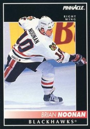 #194 Brian Noonan - Chicago Blackhawks - 1992-93 Pinnacle Canadian Hockey