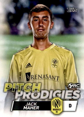 #195 Jack Maher - Nashville SC - 2020 Topps MLS Soccer