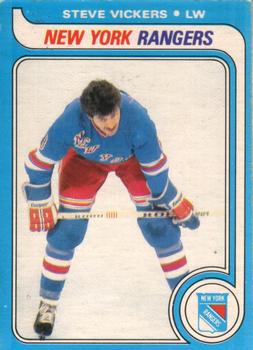 #195 Steve Vickers - New York Rangers - 1979-80 O-Pee-Chee Hockey