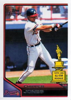 #195 Chipper Jones - Atlanta Braves - 2011 Topps Lineage Baseball