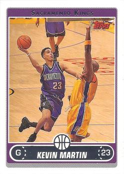 #195 Kevin Martin - Sacramento Kings - 2006-07 Topps Basketball