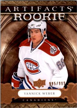 #195 Yannick Weber - Montreal Canadiens - 2009-10 Upper Deck Artifacts Hockey